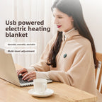 Heated shoulder and neck warming shawl blanket